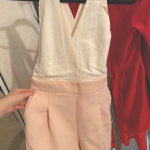 Maje jumpsuit. Photos don’t do it justice. Super cute!